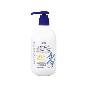 Reihaku Hatomugi UV Milky Gel SPF50+ PA++++ Pump 250ml